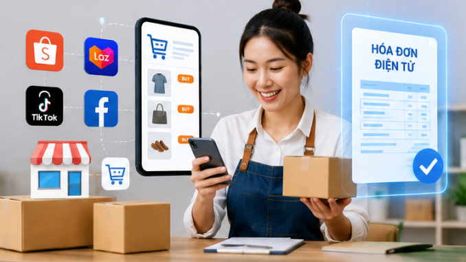 Kê khai thuế khi kinh doanh trên sàn thương mại điện tử